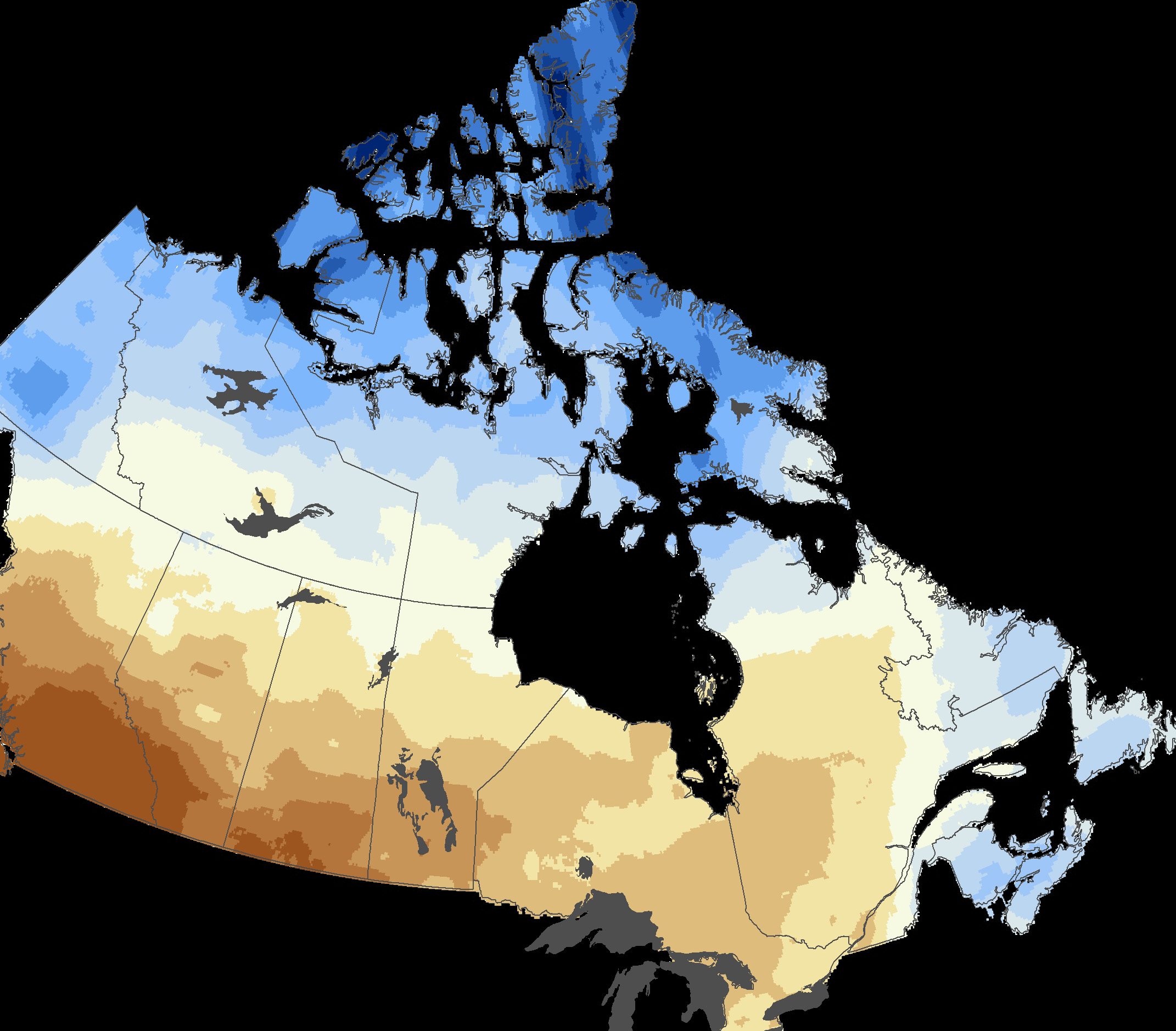 Future Map Of Canada New Maps Highlight Changes Coming To Canada's Climate